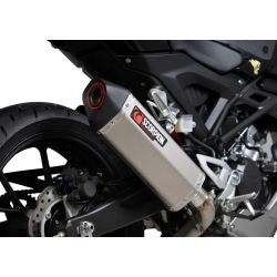 Ligne complète pot d'Echappement SCORPION SERKET PARALLEL HONDA CB125R 2018-2020