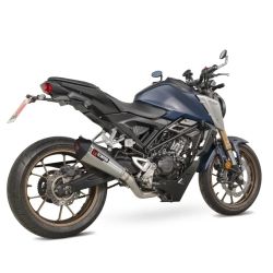 Ligne complète pot d'Echappement SCORPION SERKET PARALLEL HONDA CB125R 2021-2024