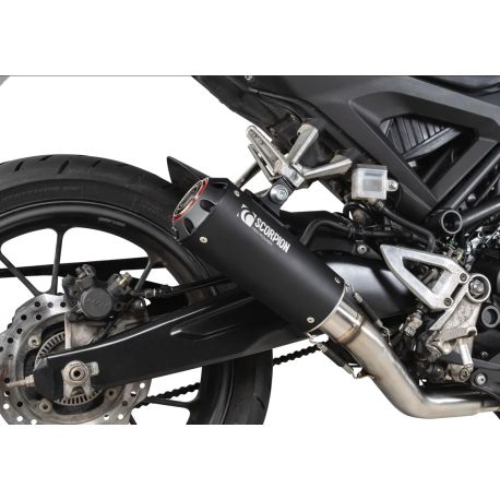 ligne complète Echappement SCORPION Red Power HONDA CB125R 2024-2026