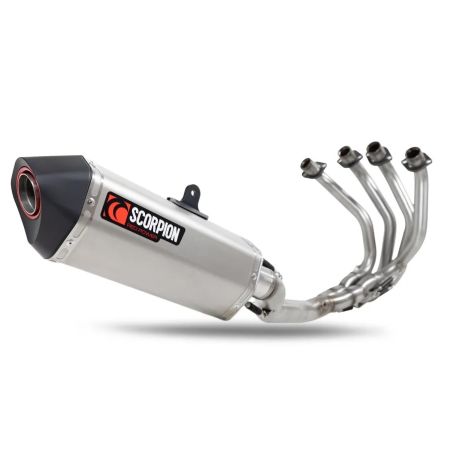 Ligne d'Echappement SCORPION SERKET PARALLEL KAWASAKI ZX-25R NINJA 250 2020-2022