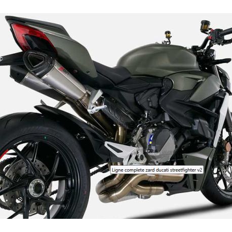 Ligne d'Echappement complète ZARD DUCATI 955 STREETFIGHTER V2 2020-2023