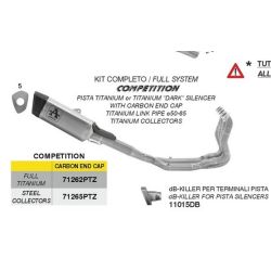 Ligne complète pot d'échappement compétition ARROW BMW M 1000 RR 2025-2026