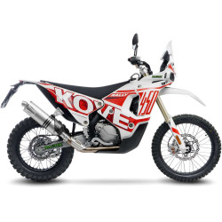 Pot d'échappement LEOVINCE LV ONE embout pipette KOVE 450 RALLY 2023-2024