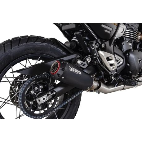 Echappement SCORPION Red Power TRIUMPH SCRAMBLER 400 X SCRAMBLER 400 XC 2024-2026