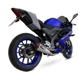 ligne complète pot d'Echappement SCORPION SERKET TAPER YAMAHA YZF-R 125 2021-2024