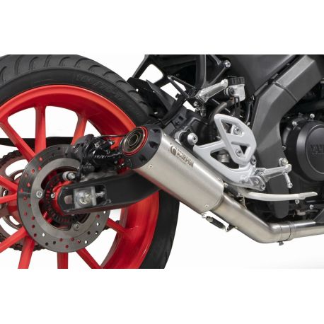 ligne complète Echappement SCORPION Red Power YAMAHA MT 125 2021-2024