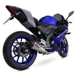 ligne complète pot d'Echappement SCORPION SERKET TAPER YAMAHA YZF-R 125 2024-2026