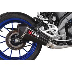 ligne complète pot d'Echappement SCORPION SERKET TAPER YAMAHA MT-125 2024-2026