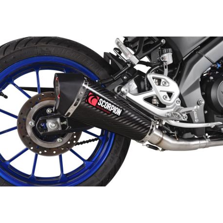 ligne d'Echappement SCORPION SERKET TAPER YAMAHA MT-125 2024-2026