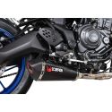 ligne d'Echappement SCORPION SERKET TAPER YAMAHA MT-07 2024-2026