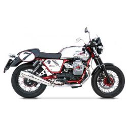 Double pot d'échappement Zard Moto Guzzi V7 Classic / Café / Nevada