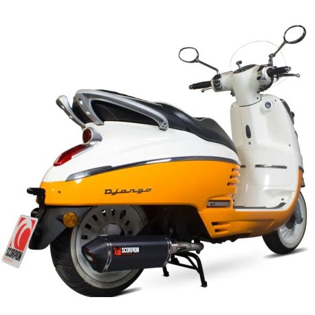 Ligne d'Echappement SCORPION SERKET PARALLEL PEUGEOT DJANGO 125 2015-2017