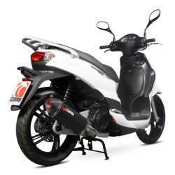 Ligne complète pot d'Echappement SCORPION SERKET PARALLEL PEUGEOT TWEET 125 2010-2017