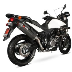 Pot d'Echappement SCORPION SERKET PARALLEL SUZUKI DL 650 V-STROM 2012-2016