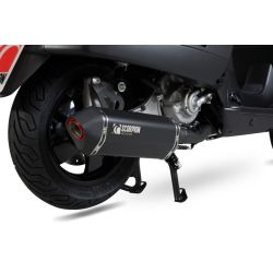 Ligne complète pot d'Echappement SCORPION SERKET PARALLEL VESPA GTS 125 GTS 250 GTS 300 GTV 250 GTS 300 SUPER