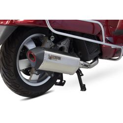 Ligne complète pot d'Echappement SCORPION SERKET PARALLEL VESPA GTS 125 IGET 2017-2019