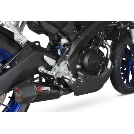ligne d'Echappement SCORPION SERKET TAPER YAMAHA MT 125 2014-2019