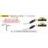 Echappement ARROW THUNDER YAMAHA WR125R 2026 2