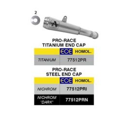 Pot d'Echappement ARROW PRO-RACE KTM 990 RC-R 2026
