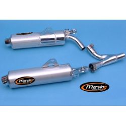 Paire d'Pot d'échappement MARVING SUZUKI DR650R DR650RS 1990-1991 DR650RSE 1991-1996