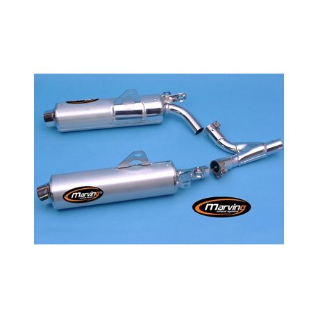 Paire d'Echappement MARVING SUZUKI DR650R DR650RS 1990-1991 DR650RSE 1991-1996