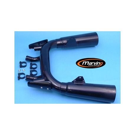 Echappement MARVING YAMAHA V-MAX 1200 1988-2006 NOIR