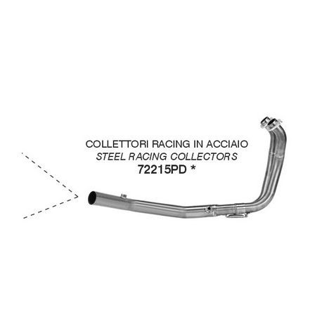 Collecteur racing d'Echappement ARROW KAWASAKI KLE 500 2026