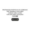 Pare-chaleur carbone ARROW EXPLORER KAWASAKI KLE 500