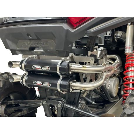 Ligne complète d'Echappement quad TRINITY RACING double POLARIS RZR XP 1000 2024-2025