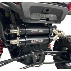 pot d'Echappement quad TRINITY RACING double POLARIS RZR XP 1000 XP4 1000 2024-2025