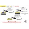 Ligne complète pot d'Echappement ARROW PISTA homologué YAMAHA YZF R7 2026 2