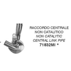 Raccord pot d'Echappement décatalysé ARROW DUCATI SCRAMBLER 800 2025-2026