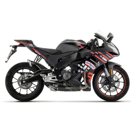 ligne complète pot d'Echappement ARROW THUNDER APRILIA RS 125 2025-2026