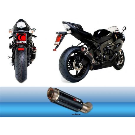 Echappement SCORPION RP 1 GP KAWASAKI ZX6R 2009-2012