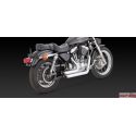 Echappement VANCE & HINES STAGGERED court HARLEY DAVIDSON XL SPORSTER 1999-2003
