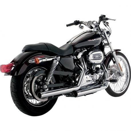 Echappement VANCE & HINES STRAIGHTSHOTS HS CHROME HARLEY-DAVIDSON XL 2004-2013